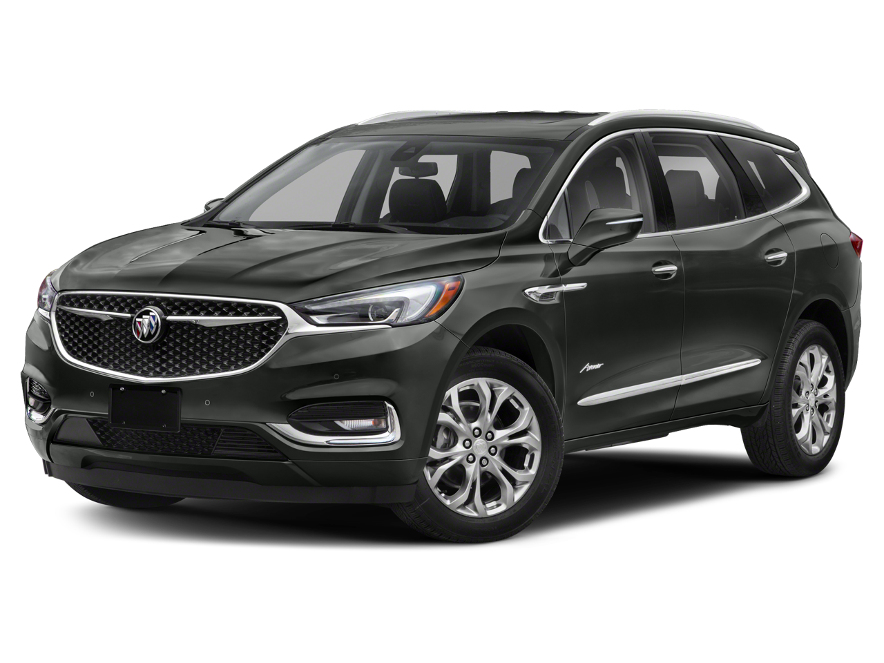 2021 Buick Enclave Avenir in White Frost Tricoat — front three-quarter view