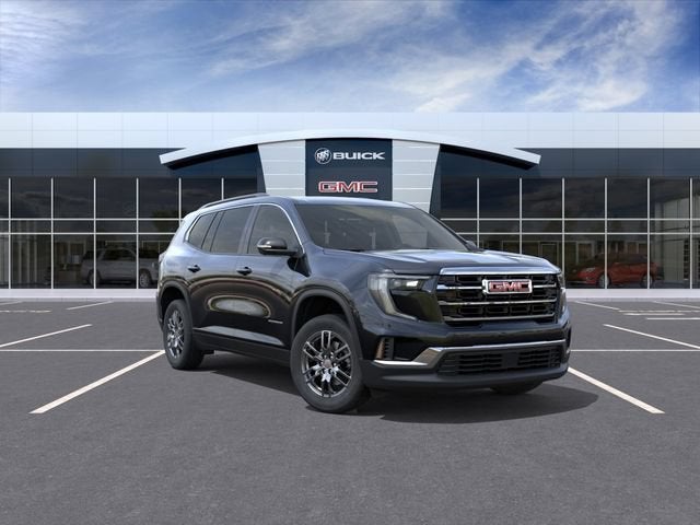 2026 GMC Acadia Elevation in Ebony Twilight Metallic — front three-quarter view