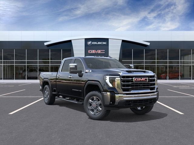 2026 GMC Sierra 2500 HD SLT in Onyx Black — front three-quarter view