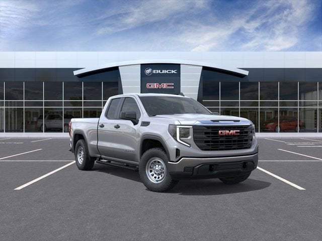 2026 GMC Sierra 1500 Pro in Sterling Metallic — front three-quarter view