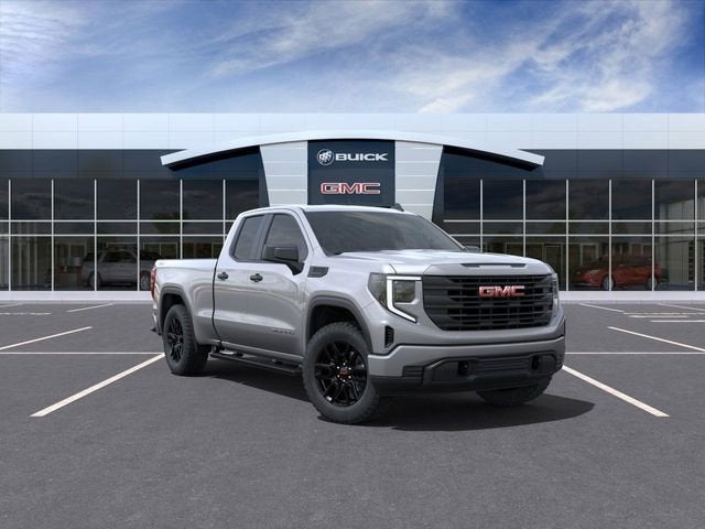 2025 GMC Sierra 1500 Pro in Sterling Metallic — front three-quarter view