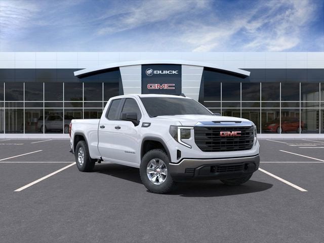 2025 GMC Sierra 1500 Pro in Summit White — front three-quarter view