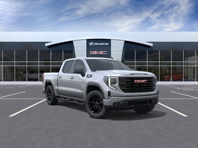 2026 GMC Sierra 1500 Elevation in Sterling Metallic — front three-quarter view